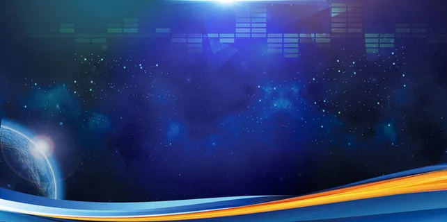 蓝色科技智能互联网会议海报背景素材高清 蓝色科技智能互联网会议海报背景素材高清