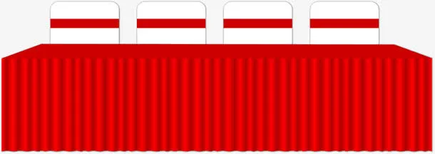 矢量手绘签到台免抠