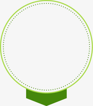 圆形海报边框设计免抠