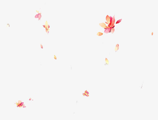 花瓣古风漂浮花瓣免抠
