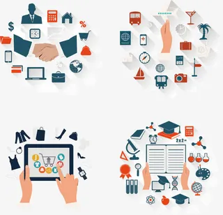 各种商务资源图标免抠