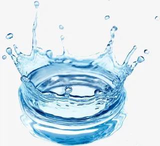 蓝色水花免抠