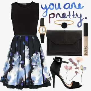 轻奢女装简约搭配免抠