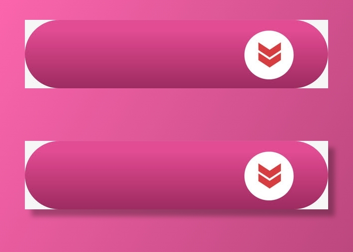 粉色可爱矢量切换按钮素材免抠