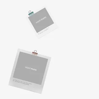 旅游相册模板白色免抠