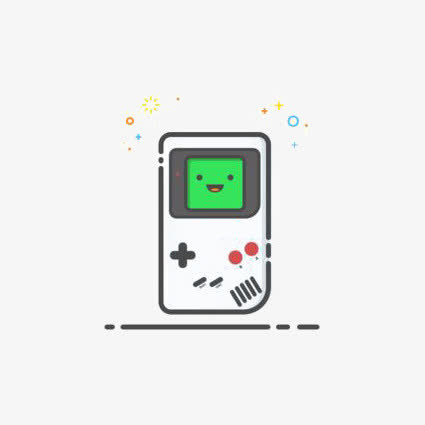 复古游戏机免抠