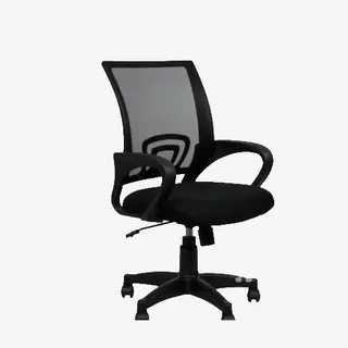 透气网布靠椅免抠