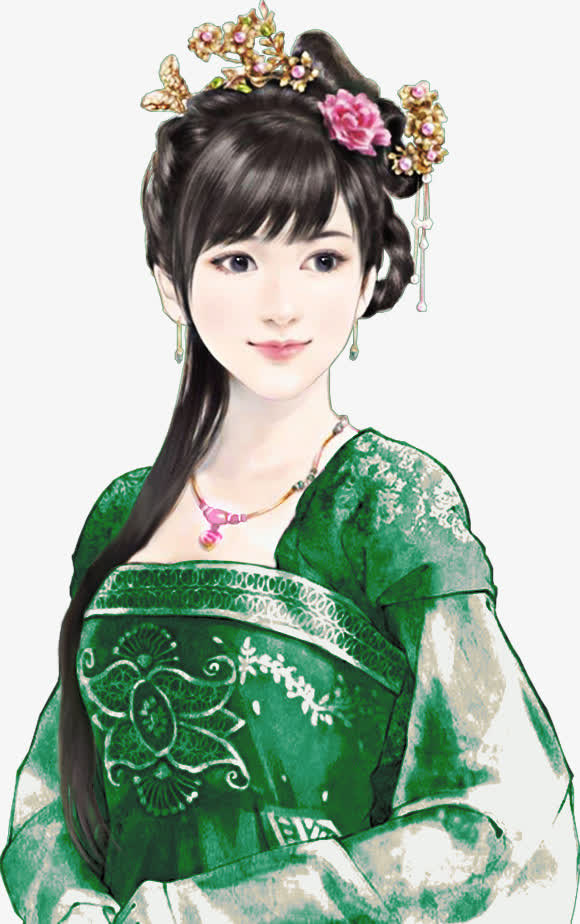 古代美女免抠