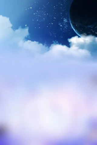 蓝色星空科技背景素材高清