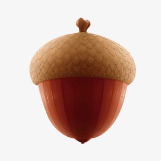 一颗卡通绘画橡树果免抠