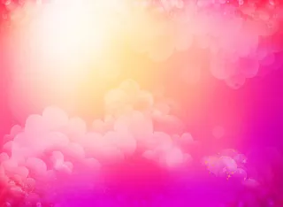 粉色绿色光晕全景海报背景