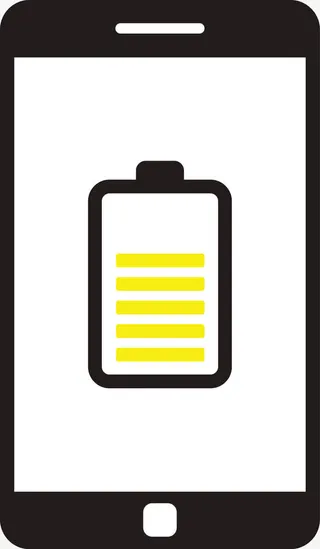 手机电池电量素材图免抠