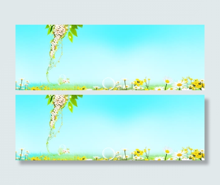 小清新春季背景