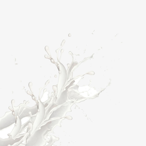 喷溅的牛奶免抠