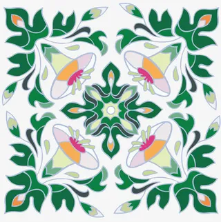 中国风古典刺绣矢量底纹免抠