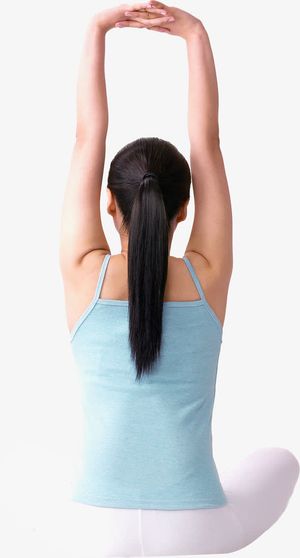 夏日背影摄影女长发免抠