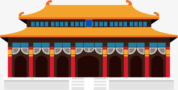 复古建筑免抠