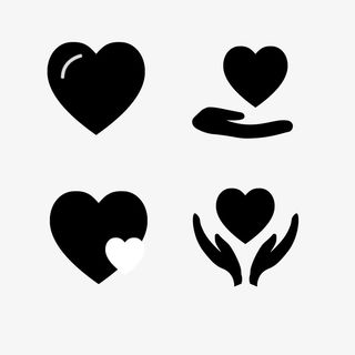 爱心免抠图标元素透明免抠