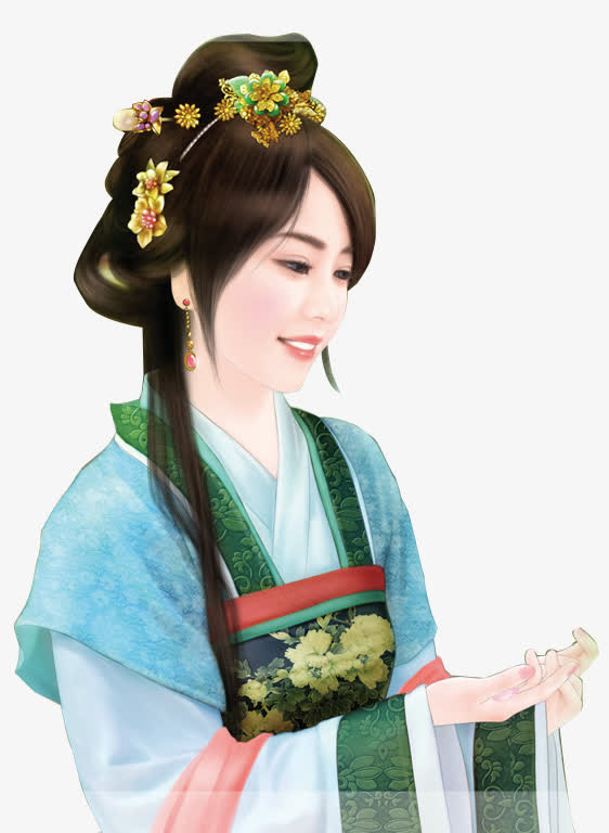 古代美女免抠