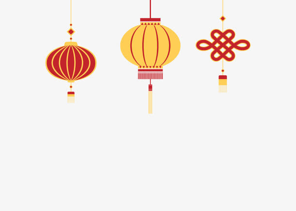 矢量卡通灯笼免抠