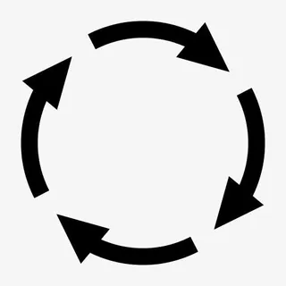 箭头箭线旋转简单箭头免抠