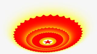 国庆红灯光免抠