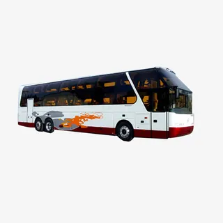 白色大客车免抠