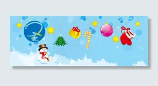 可爱卡通圣诞节淘宝背景高清