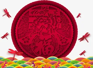 中国风剪纸艺术免抠