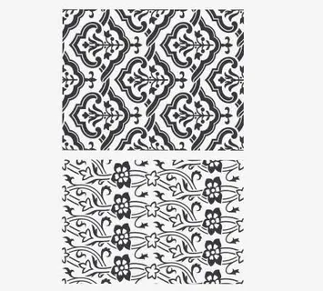 欧式底纹花纹边框免抠