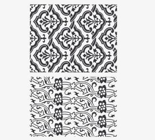 欧式底纹花纹边框免抠