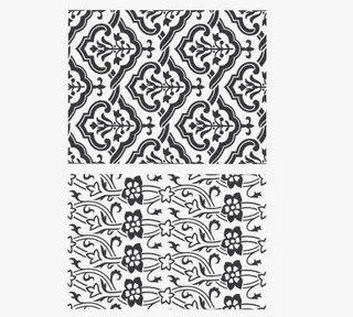 欧式底纹花纹边框免抠