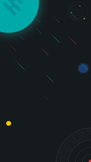 黑色扁平化科技手机端H5背景高清