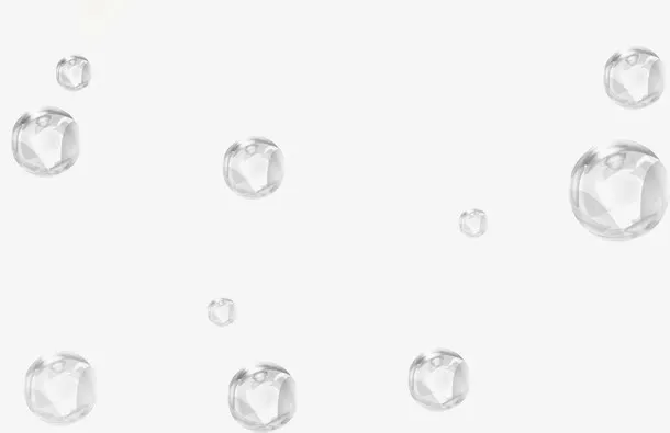 圆形透明宝石中秋免抠