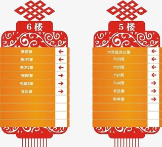 楼层门牌导航免抠