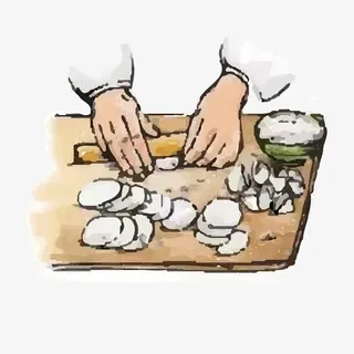 擀饺子皮免抠