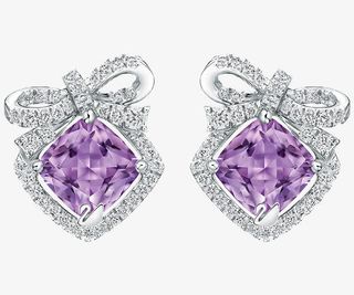 施华洛世奇首饰宝石耳环免抠