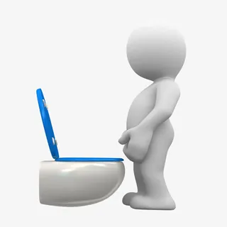 3d小人图案卡通人物素材 尿尿免抠