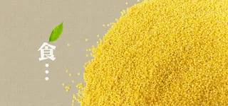 日系清新文艺小米粗粮食品农家五谷杂粮黄小米背景高清