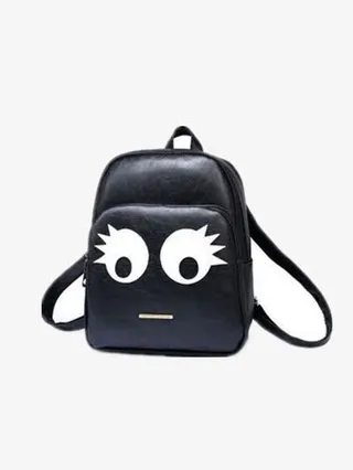 黑色双肩包免抠