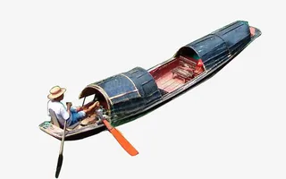 河里的船只免抠