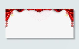 丝绸灯笼背景装饰