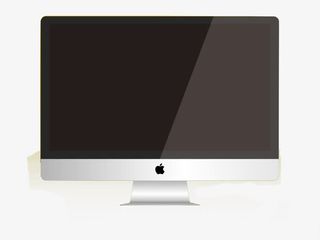 苹果样机台式电脑素材免抠