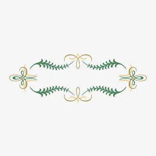 绿色藤蔓边框免抠