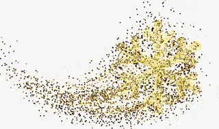 金色闪耀灰尘免抠