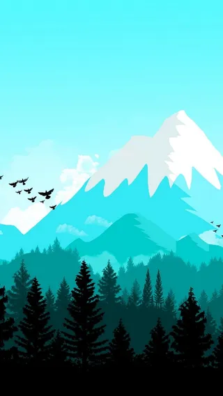 雪山H5背景高清