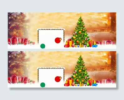 洋气过圣诞banner背景高清