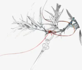 手绘树枝绳索免抠