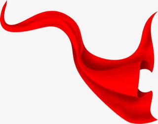 高清摄影活动海报红色飘散红旗免抠