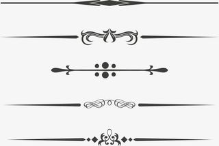 分割线矢量免抠